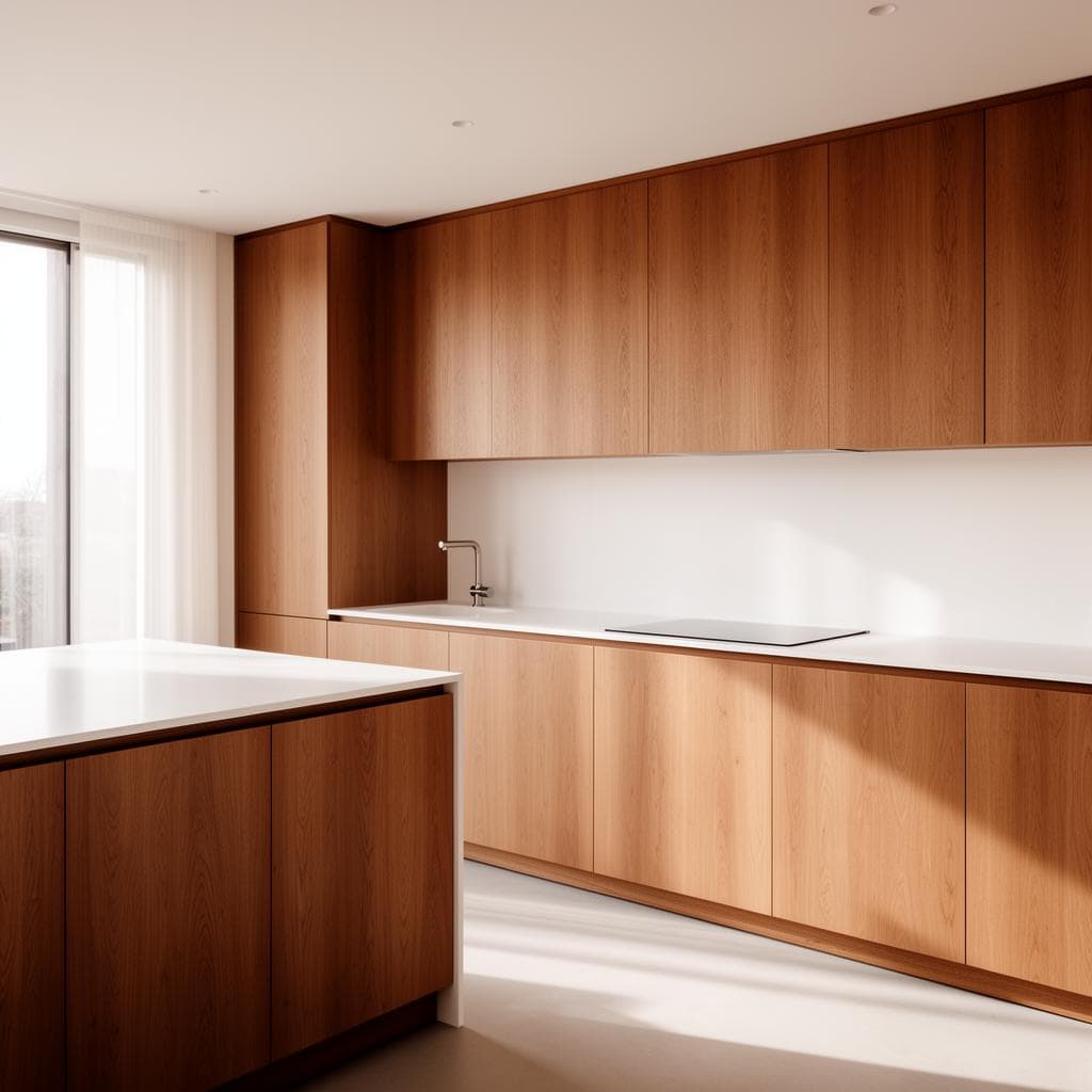 Світла кухня для міської квартири